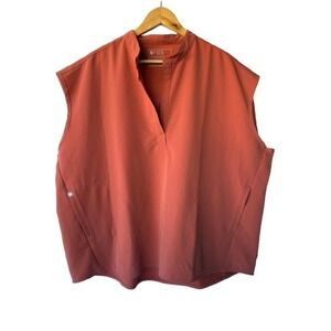 FIGS Technical Collection Rafaela Scrub Top Womens XXL Oversized Medical Uniform